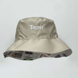 Taipei City漁夫帽_卡其色
